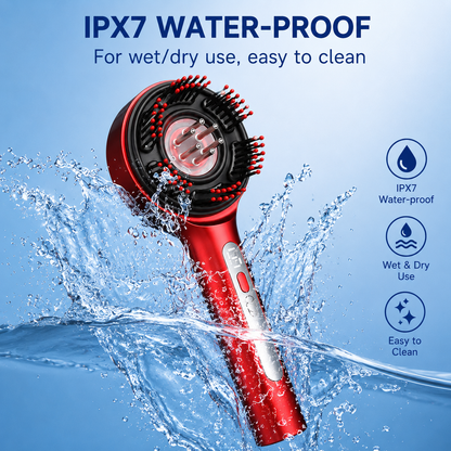 3-in-1 Red Light Therapy Scalp Massager